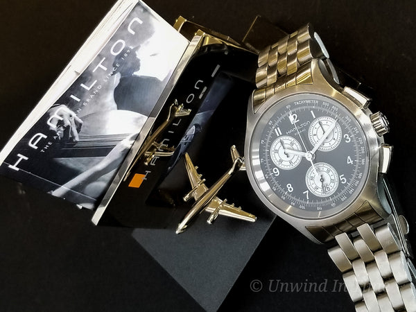 Hamilton Khaki Aviation Quartz Chronograph Watch | Unwind In Time