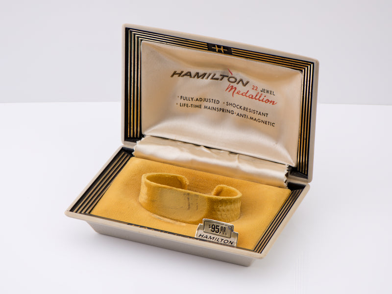 Hamilton 22 Jewel Medallion Clamshell Box