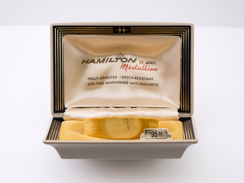 Hamilton 22 Jewel Medallion Clamshell Box