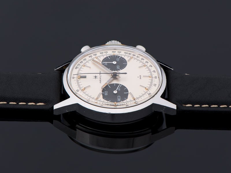 Hamilton Chronograph "A" Panda Valjoux 7730 Watch