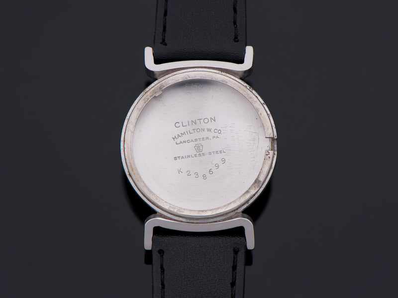 Hamilton Clinton Stainless Steel Inner Watch Case Back