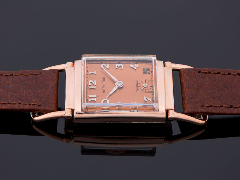 Hamilton Coral Gold Filled Wilshire Watch