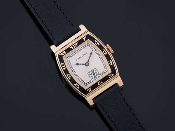 Hamilton Coronado 14K Yellow Gold Watch