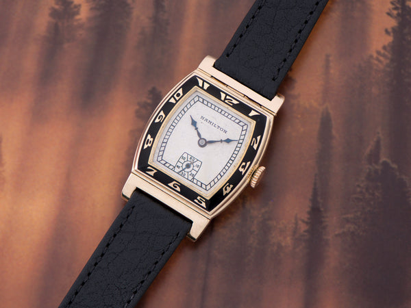 Hamilton Coronado 14K Yellow Gold Watch