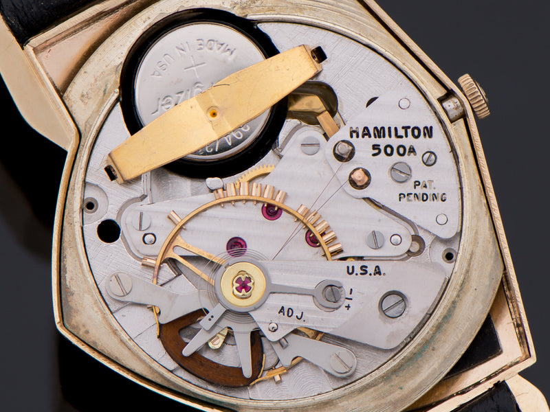 Hamilton Electric Pacer GE Breakthru '60 14K Gold (Ventura II) 500A Watch Movement