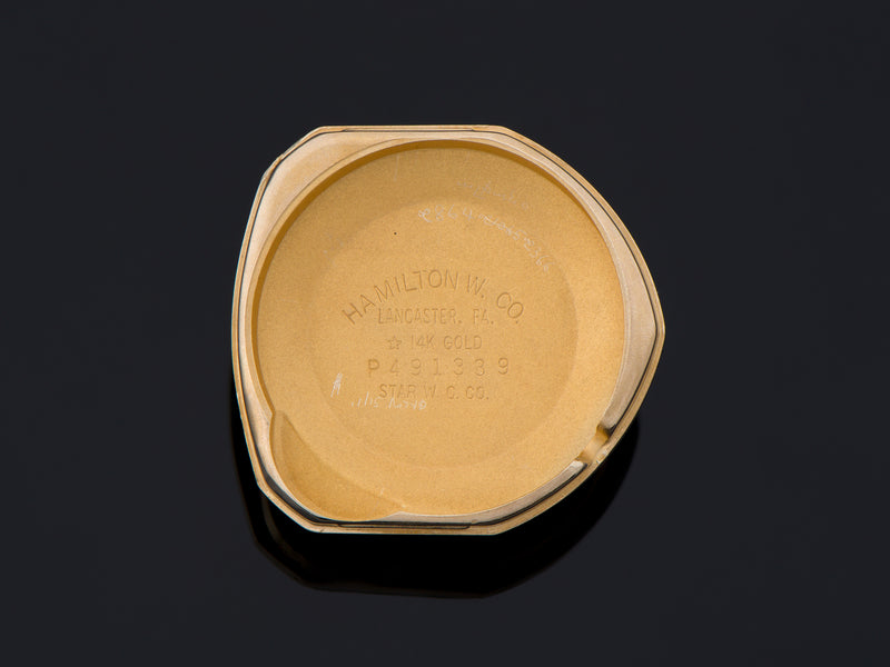 Hamilton Electric Savitar 14K Yellow Gold Inner Watch Case Back