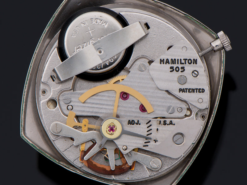 Hamilton Electric White Gold Filled Gemini 505 Electric Watch Movement