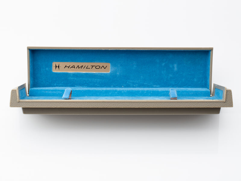 Hamilton Long Flat Watch Box Circa 1970s