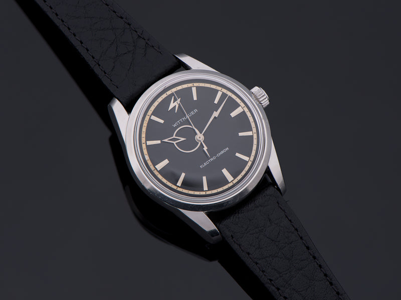 Wittnauer Electro-Chron 4750 Black Dial Watch