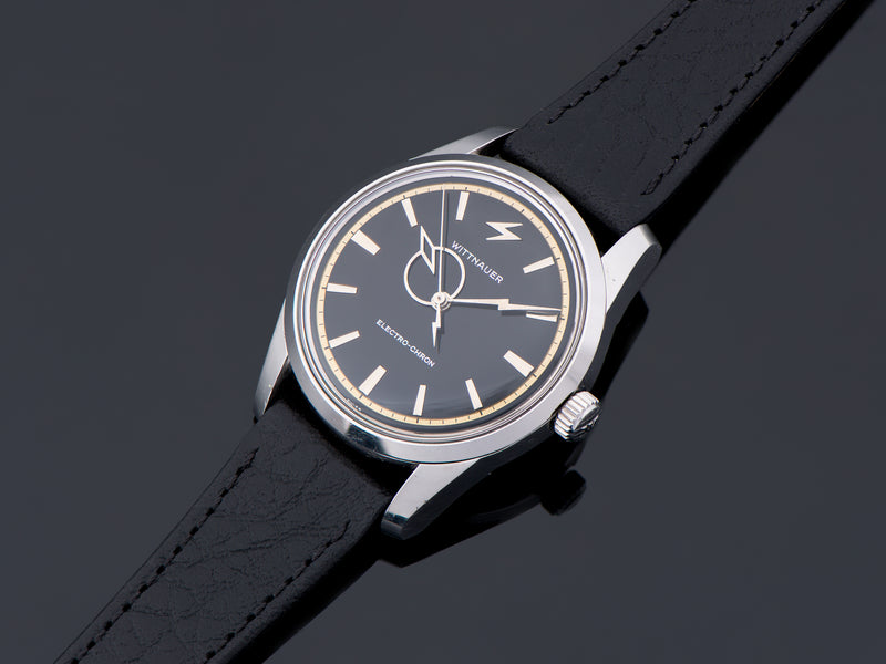 Wittnauer Electro-Chron 4750 Black Dial Watch