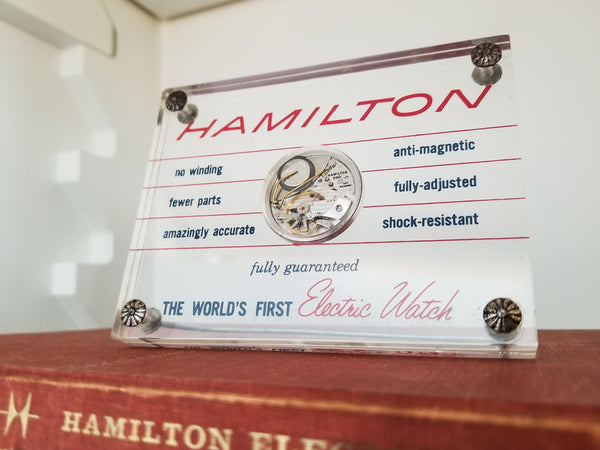 Hamilton Electric Plexiglass Movement Display