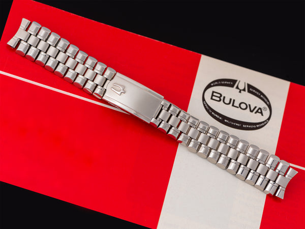 Bulova Accutron Tapered Stainless Steel Astronaut Bullet Original Watch Bracelet