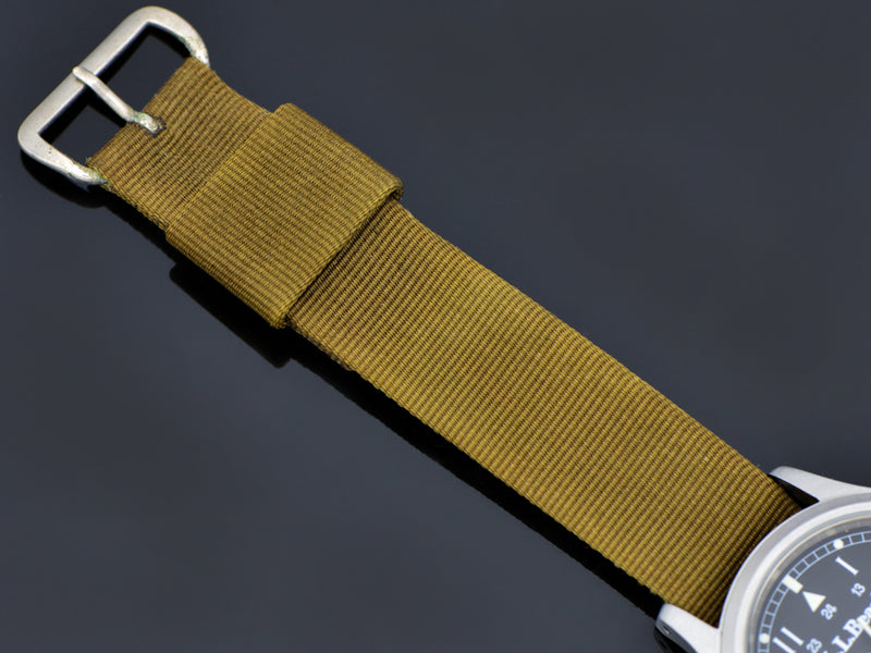 Canvas Strap with Silver Tone Buckle