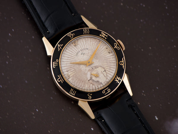 Elgin Zodiac Enamel Bezel Watch