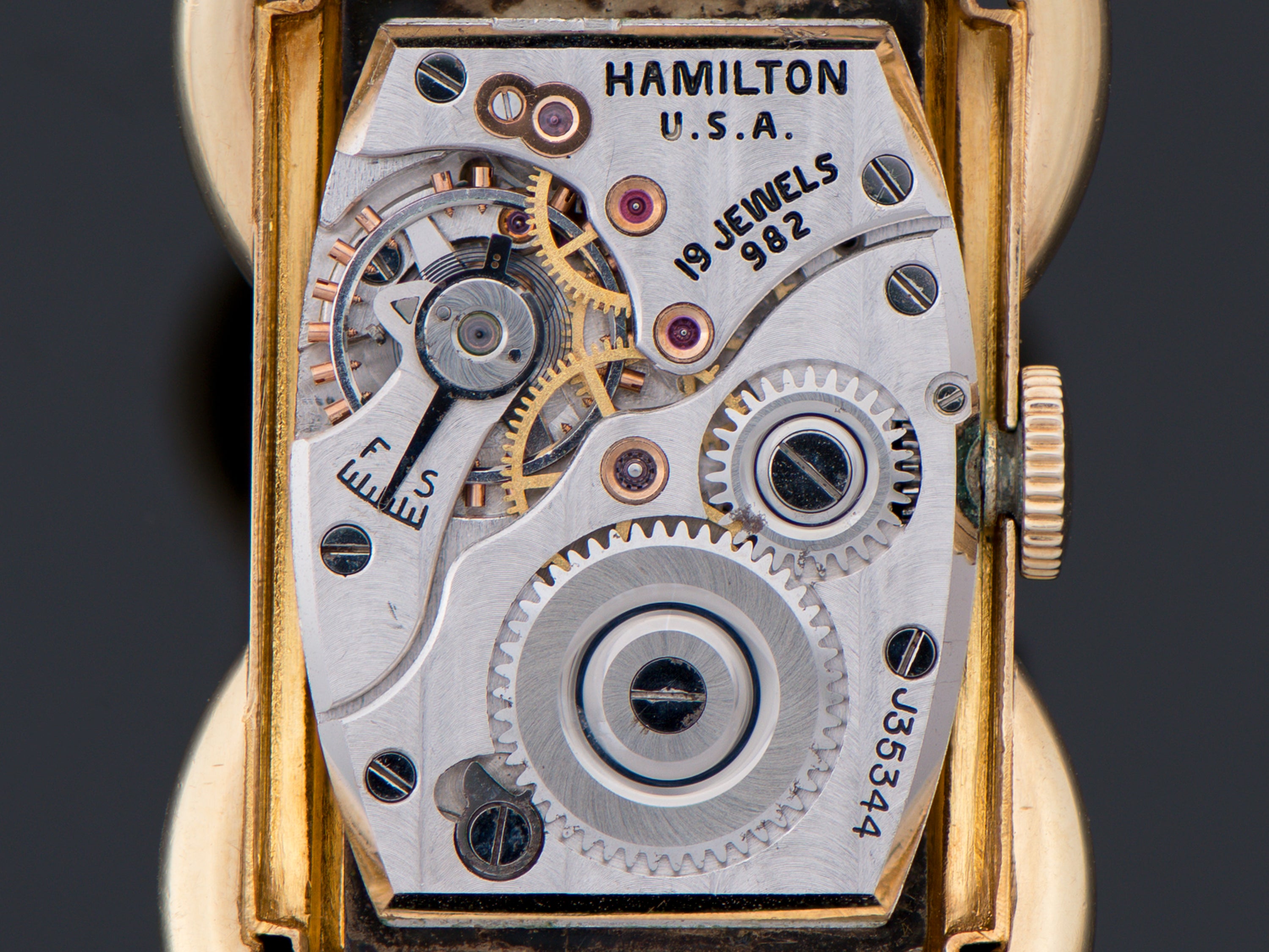 Hamilton 19 Jewels 982 in-house newest movement collectibles watch