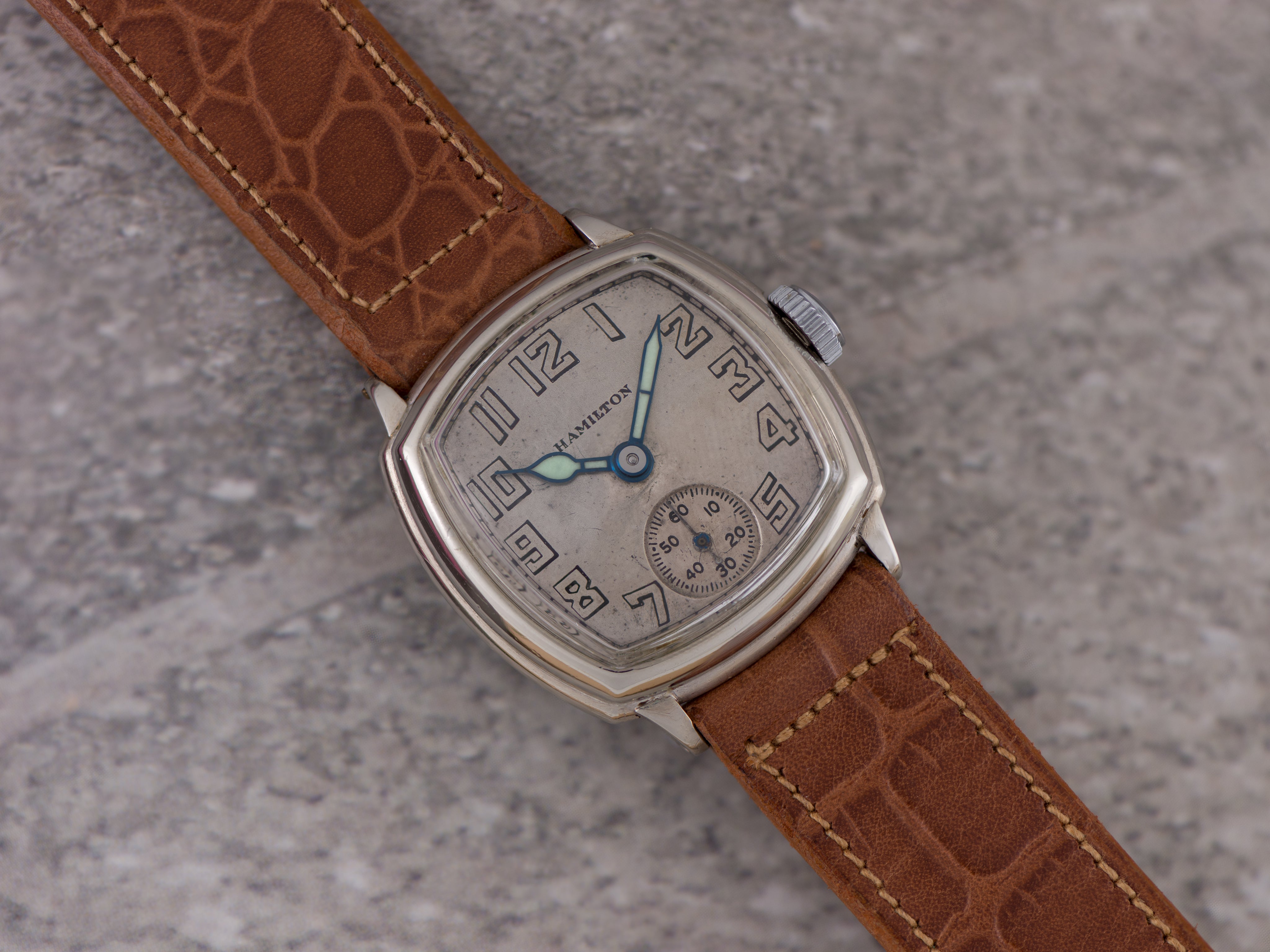 Swiss '72 Cushion Watch (silver-finished)