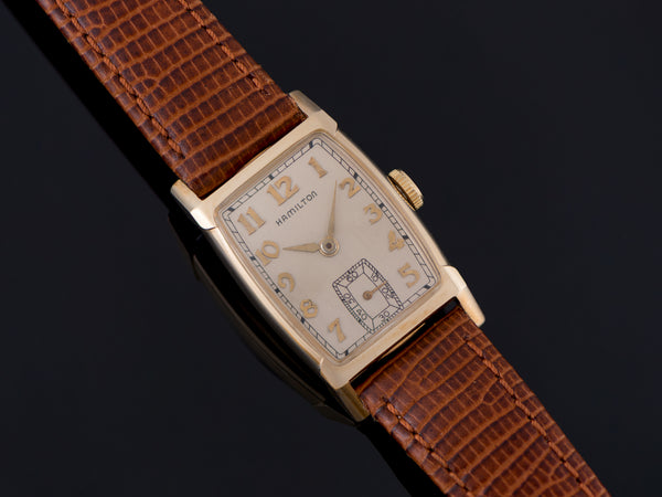 Hamilton Donald 14K Solid Gold Watch