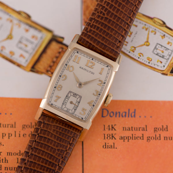 Hamilton Watch | Hamilton 14K Solid Gold Donald Vintage Watch