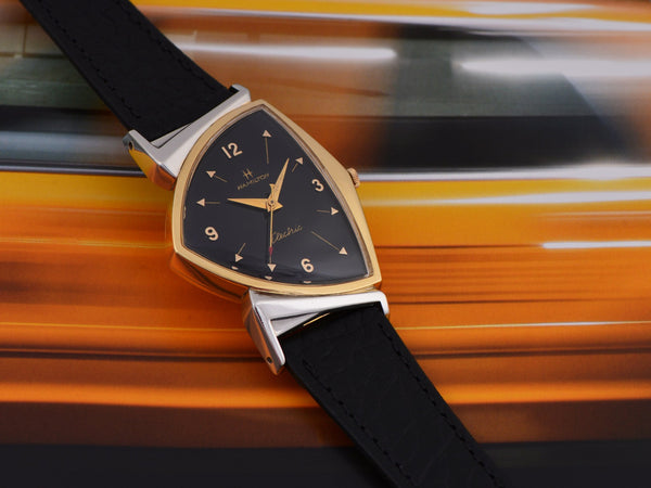 Hamilton Electric Pacer 505 Style Black Dial Watch