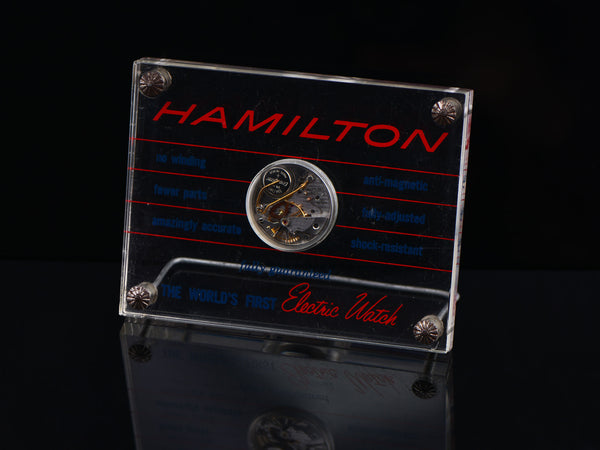 Hamilton Electric Plexiglass Movement Display