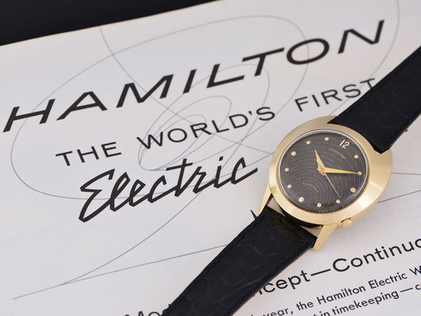 Hamilton Electric Spectra Original Finish Black Dial Watch