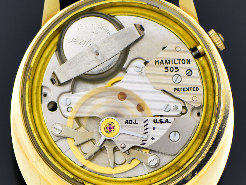 Hamilton Electric Spectra 18K Gold Watch 505 Electric Movement