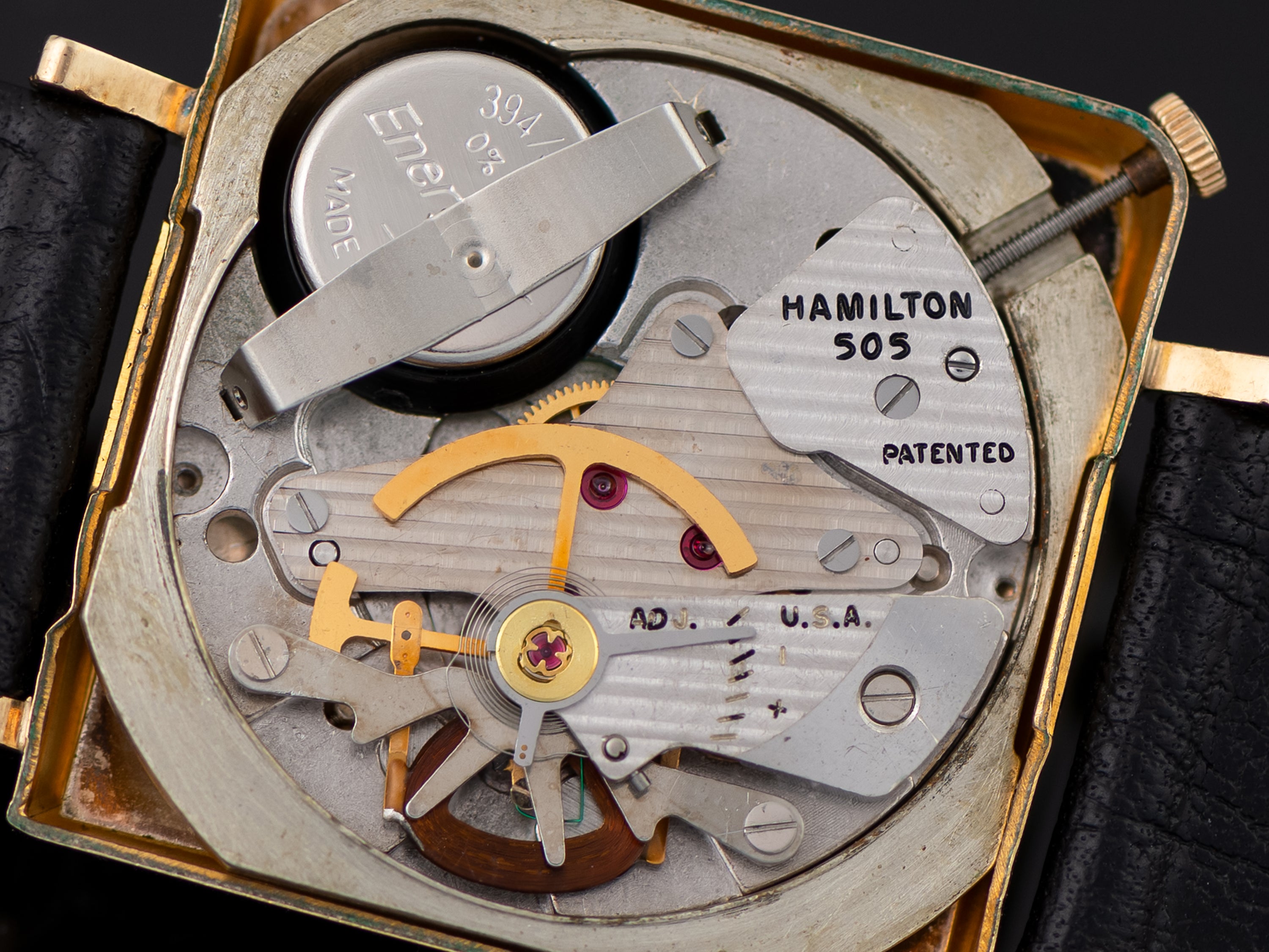 Hamilton Electric Victor Watch With Original Finish Silver Dial Unwind In Time