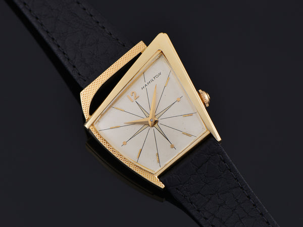 Hamilton Flight I 14K Solid Gold Watch