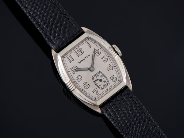 Hamilton Perry White Gold Filled Watch