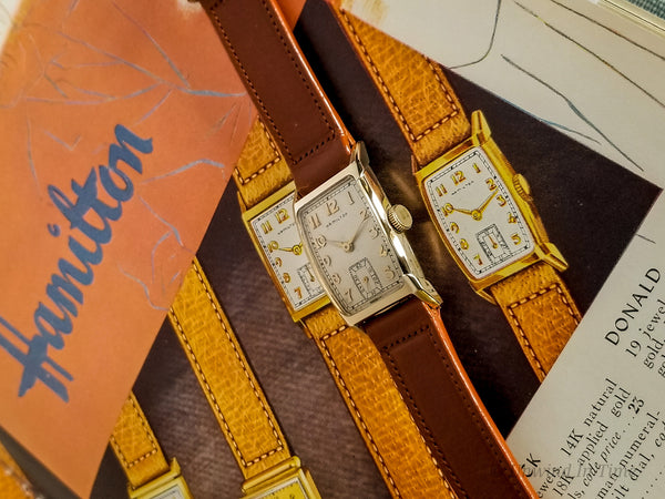 Hamilton 14K Solid Gold Donald Vintage Watch