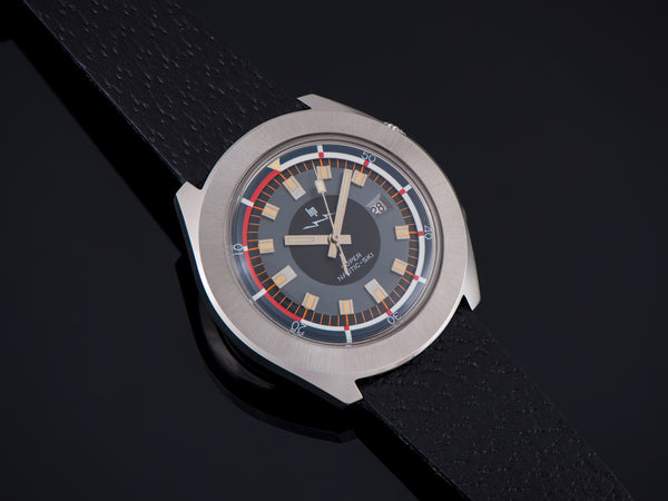 Super Nautic-Ski Super Compressor Dive Waltham By LIP Watch