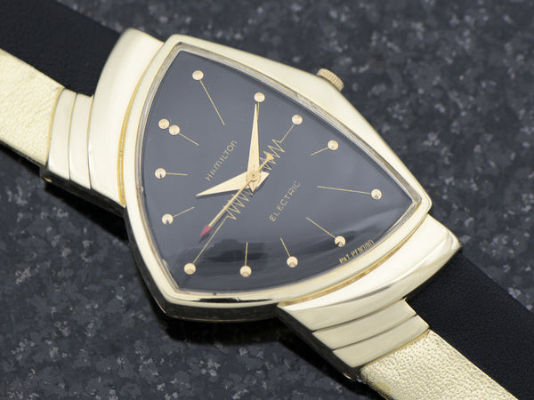 Hamilton Electric 14K Ventura Black Dial from Unwind In Time 