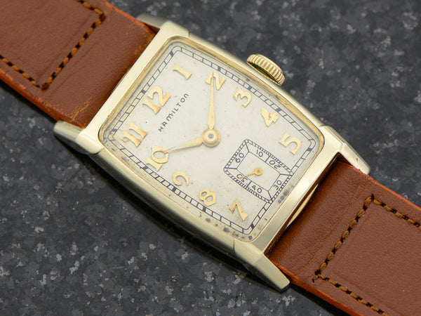 Hamilton 14K Solid Gold Donald Vintage Watch