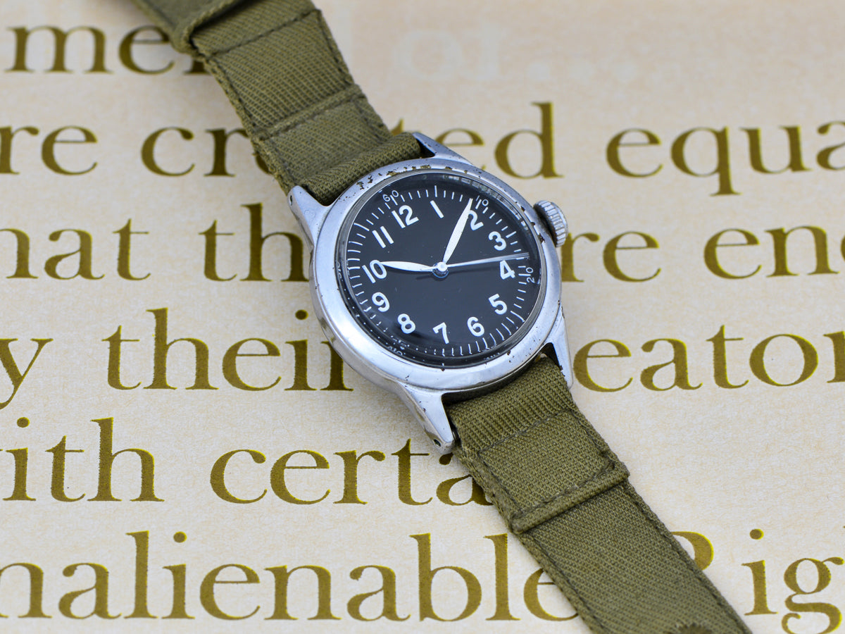 Waltham A-11 World War II Military Hacking Watch